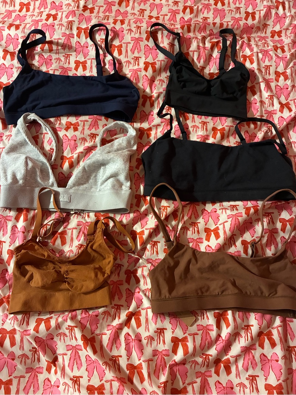 Skims XS bralette bundle (6)